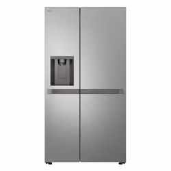 LG GSLC40PYPE, Pose libre, Américain, Argent, Prime Silver, Tactile, LED