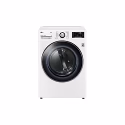 LG RH8P12WH, Pose libre, Charge avant, Pompe à chaleur, Blanc, Rotatif, Gauche