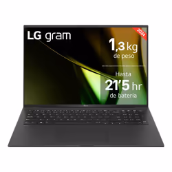 LG Gram 17Z90S-G.AD7BB, Intel Core Ultra 7, 43,2 cm (17"), 2560 x 1600 pixels, 16 Go, 512 Go, Windows 11 Home