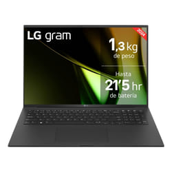 LG Gram 17Z90S-G.AD7BB laptop Intel Core Ultra 7 155H 17" WQXGA 16Go 512Go SSD Win11 Home Noir