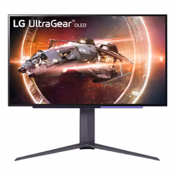 LG 27GS95QX-B, 67,3 cm (26.5"), 2560 x 1440 pixels, Quad HD, OLED, 0,03 ms, Noir