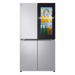 LG InstaView GMV960MBDE, Pose libre, Porte multiple, Argent, 4 portes(s), Metal Sorbet, LED