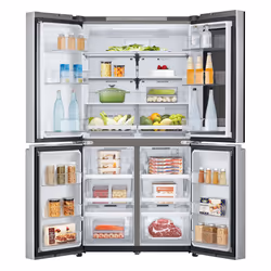 LG InstaView GMV960MBDE frigo américain Pose libre 666 L E Argent