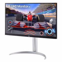 LG 27UQ750-W écran plat de PC 68,6 cm (27") 3840 x 2160 pixels 4K Ultra HD Noir, Argent