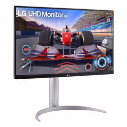 LG 27UQ750-W écran plat de PC 68,6 cm (27") 3840 x 2160 pixels 4K Ultra HD Noir, Argent
