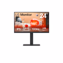 LG 24BA750-B, 60,5 cm (23.8"), 1920 x 1080 pixels, Full HD, LCD, 5 ms, Noir