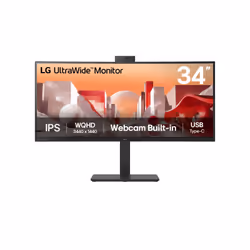 LG 34BA85QE-B, 86,4 cm (34"), 3440 x 1440 pixels, Wide Quad HD, LCD, 5 ms, Noir