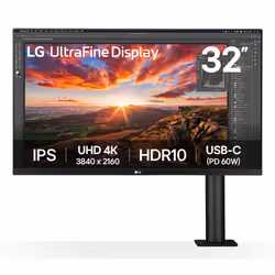 LG 32UN880K-B, 80 cm (31.5"), 3840 x 2160 pixels, 4K Ultra HD, LCD, 5 ms, Noir