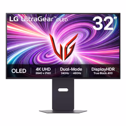 LG 32GS95UV-B, 81,3 cm (32"), 3840 x 2160 pixels, 4K Ultra HD, OLED, 0,03 ms, Noir