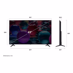 LG UHD AI 43UA73003LA TV 43" 4K Ultra HD Smart TV Noir - Vue supplémentaire 6