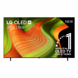 LG OLED AI OLED77B56LA, 195,6 cm (77"), 3840 x 2160 pixels, OLED, Smart TV, Wifi, Noir