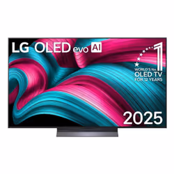 LG OLED evo AI OLED55C56LB, 139,7 cm (55"), 3840 x 2160 pixels, OLED evo, Smart TV, Wifi, Noir