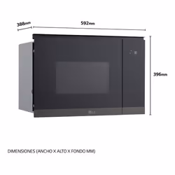 Teka MG7Z2593B micro-onde Noir, Acier inoxydable Micro-ondes grill Intégré 25 L 1450 W - Vue supplémentaire 2