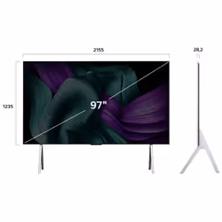 LG OLED evo M Series OLED97M59LA, 2,46 m (97"), 3840 x 2160 pixels, OLED, Smart TV, Wifi, Noir