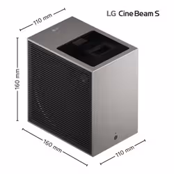 LG CineBeam S Projecteur à focale ultra courte 500 ANSI lumens DLP UHD 4K (3840x2160) Gris - Vue supplémentaire 6
