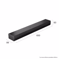 LG S20A Noir 2.0 canaux 50 W - Vue supplémentaire 2