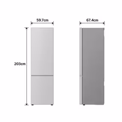 LG GBBSJ20DEP Pose libre 375 L Noir - Vue supplémentaire 3