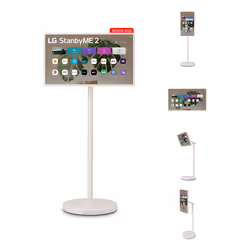 LG StanbyME 2 27LX6TDGA Moniteur portable Beige 68,6 cm (27") LED 2560 x 1440 pixels - Vue supplémentaire 2