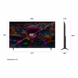 LG UHD AI 65UA74006LB 65" 4K Ultra HD Smart TV Bleu - Vue supplémentaire 2