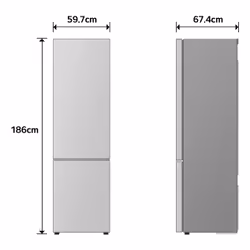 LG GBBS514CPY Pose libre 333 L Argent - Vue supplémentaire 3