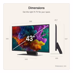 LG 43QNED87B6A TV 109,2 cm (43") 4K Ultra HD Smart TV Wifi Noir - Vue supplémentaire 3