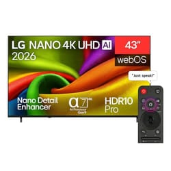 LG NANO 4K UHD AI 43NU850B6LA 109,2 cm (43") 4K Ultra HD Smart TV Wifi Noir