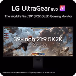 LG 39GX950B-B écran plat de PC 99,1 cm (39") 5120 x 2160 pixels 5K Ultra HD OLED Noir - Vue supplémentaire 3
