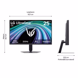 LG 25G523B-B écran plat de PC 62 cm (24.4") 1920 x 1080 pixels Full HD LCD Noir - Vue supplémentaire 7