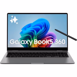 PC Portable Samsung Galaxy Book5 360 écran tactile 15,6'' FHD Copilot+ Intel® Core™ Ultra 5 16 Go RAM 512 Go SSD Anthracite