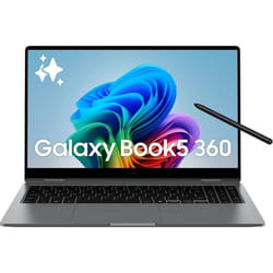 PC Portable Samsung Galaxy Book5 360 écran tactile 15,6'' FHD Copilot+ Intel® Core™ Ultra 5 16 Go RAM 512 Go SSD Anthracite