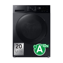 Samsung WD90DG5G34BB machine à laver avec sèche linge Pose libre Charge avant Noir E