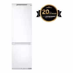 Samsung Réfrigérateur combiné intégrable, 267 L - E - BRB80F26DES0, 267 L, N-ST, 35 dB, 6 kg/24h, E, Blanc
