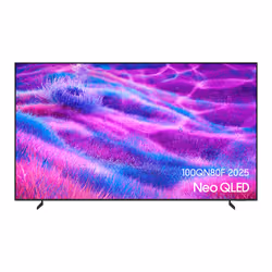 Samsung TV AI Neo QLED 100" QN80F 2025, 4K Mini LED, 2,54 m (100"), 3840 x 2160 pixels, Neo QLED, Smart TV, Wifi, Gris