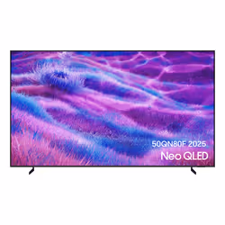 Samsung TV AI Neo QLED 50" QN80F 2025, 4K Mini LED, 127 cm (50"), 3840 x 2160 pixels, Neo QLED, Smart TV, Wifi, Charbon