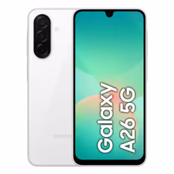 Samsung Galaxy A26, 17 cm (6.7"), 8 Go, 256 Go, 50 MP, Android 15, Blanc