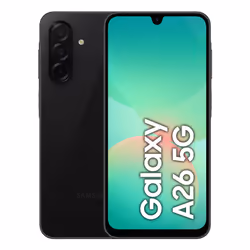 Samsung Galaxy A26, 17 cm (6.7"), 8 Go, 256 Go, 50 MP, Android 15, Noir