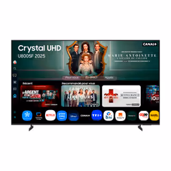 Samsung TV Crystal UHD 43" U8005F 2025, 4K, Smart TV, 109,2 cm (43"), 3840 x 2160 pixels, LED, Smart TV, Wifi, Noir