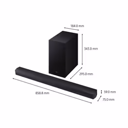 Samsung Barre de son B-Series HW-B460F 2025 - Vue supplémentaire 7