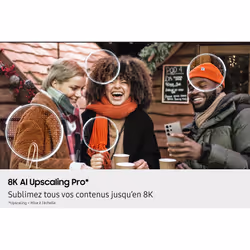 Samsung TV AI Neo QLED 85" QN990F 2025, 8K, Mini LED sans reflet, Boîtier sans fil One Connect<sup>32</sup> - Vue supplémentaire 6