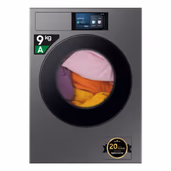 Samsung WF90F09C4SU3, Charge avant, 9 kg, B, 72 dB, 1400 tr/min, A
