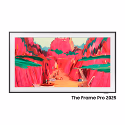Samsung The Frame TV Pro 75'' Neo QLED 2025, 190,5 cm (75"), 3840 x 2160 pixels, Neo QLED, Smart TV, Wifi, Noir