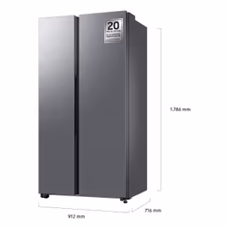 Samsung Series 7 RS70F65QET frigo américain Pose libre 659 L E Acier inoxydable