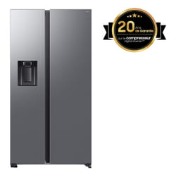 Samsung Series 7 Réfrigérateur Bespoke AI- Américain- Platinum Inox- Metal Cooling- 634L - RS70F66KCTEF- Classe C