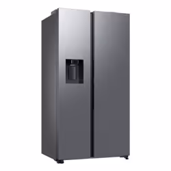 Samsung Réfrigérateur Bespoke AI- Américain- Platinum Inox- Ecran interne - 634L - RS80F66KBTEF- Classe B