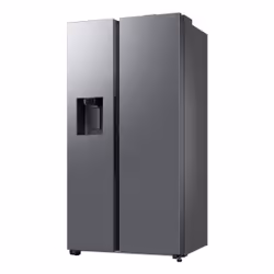 Samsung Réfrigérateur Bespoke AI- Américain- Platinum Inox- Ecran interne - 634L - RS80F66KBTEF- Classe B