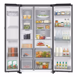 Samsung Series 9 RS90F64EDF frigo américain Pose libre 621 L E Noir - Vue supplémentaire 7