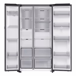 Samsung Bespoke AI Family Hub RS90F66BEFEF Réfrigérateur Américain 614 L Noir - Vue supplémentaire 8