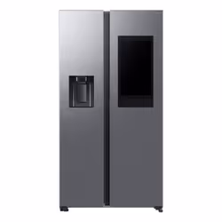 Samsung Series 9 Réfrigérateur Bespoke AI Family Hub -Américain- Platinum Inox- 614L - RS90F66BETEF- Classe E - Vue supplémentaire 4