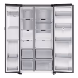 Samsung Series 9 Réfrigérateur Bespoke AI Family Hub -Américain- Platinum Inox- 614L - RS90F66BETEF- Classe E - Vue supplémentaire 8
