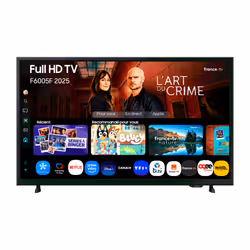 Samsung TV Full HD 27" F6005F 2025, Smart TV, 68,6 cm (27"), 1920 x 1080 pixels, LED, Smart TV, Wifi, Noir